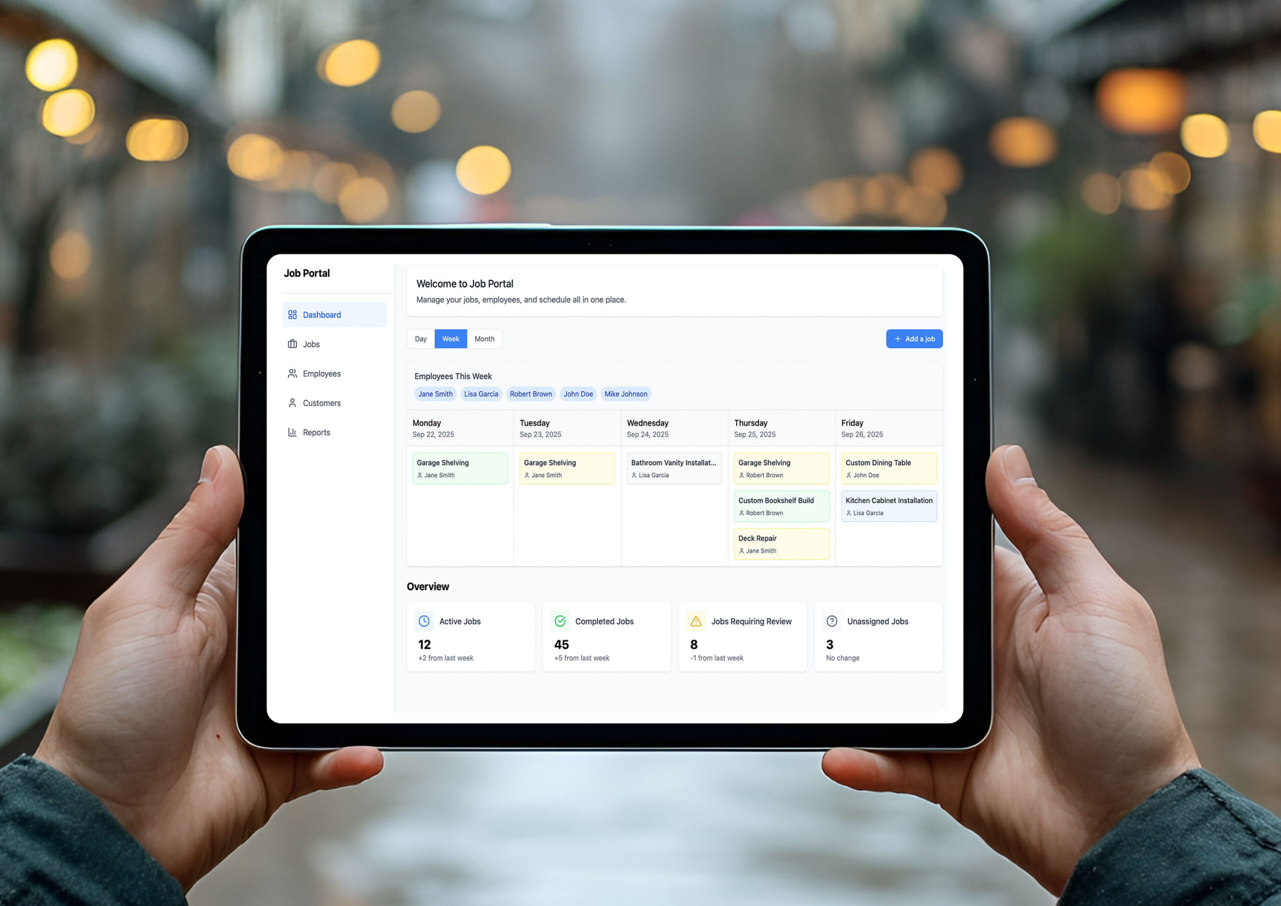 Job Scheduling Dashboard